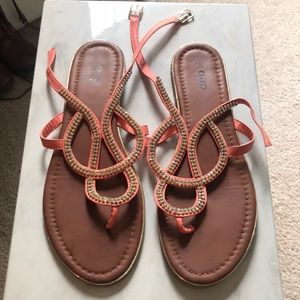 Deb brand rhinestone sandals